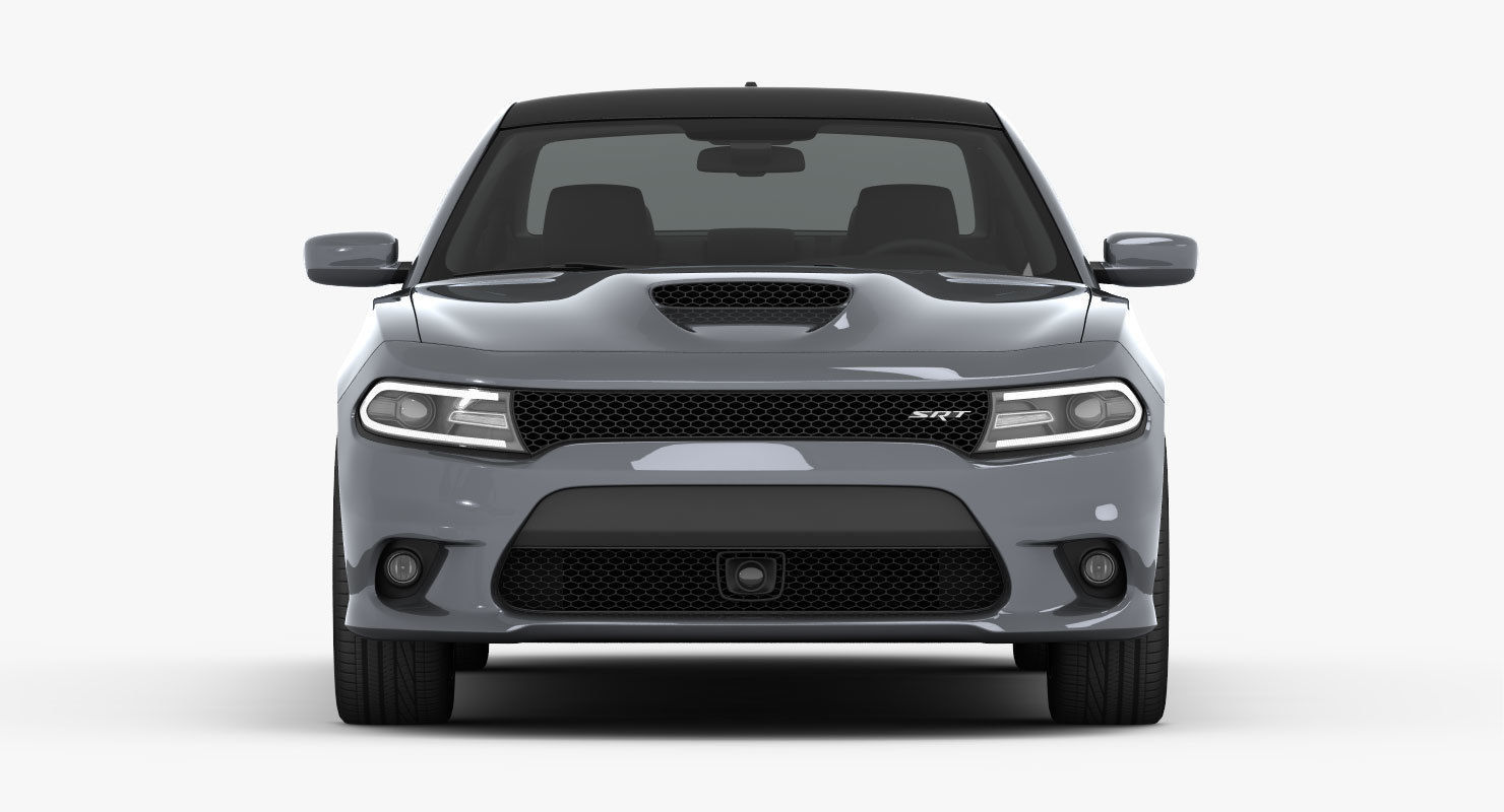Dodge Charger SRT 392 2015 detailed interior 3D model_10