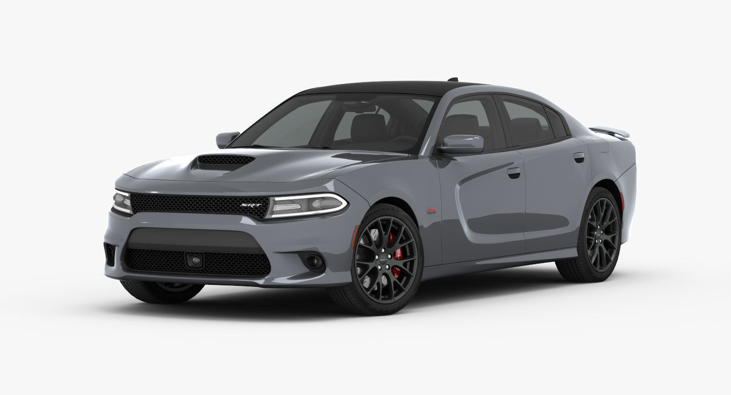 Dodge Charger SRT 392 2015 detailed interior 3D model_6