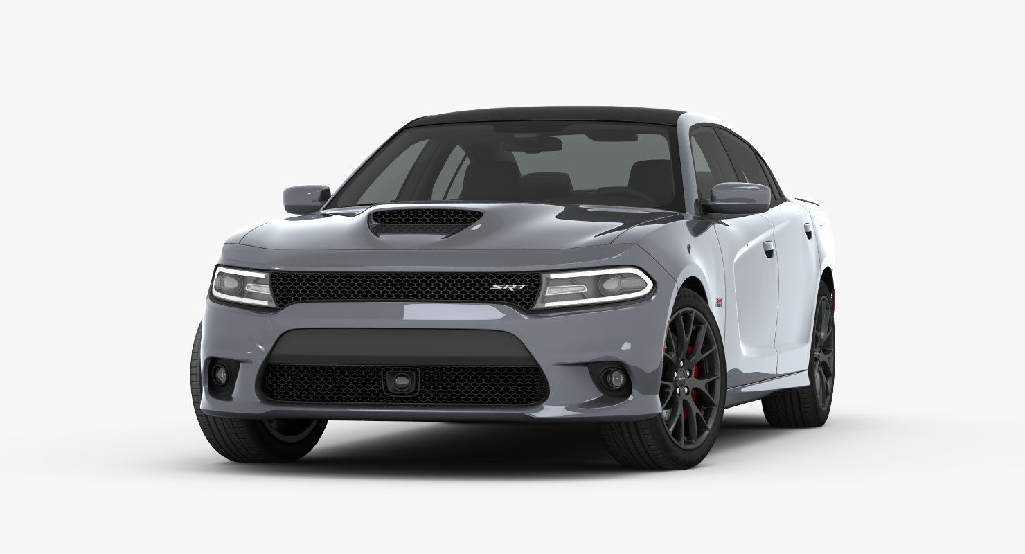 Dodge Charger SRT 392 2015 detailed interior 3D model_8