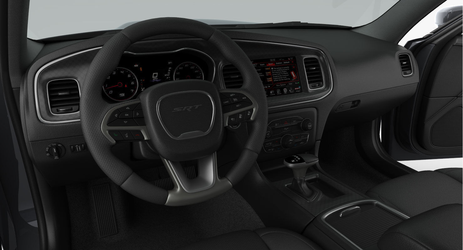Dodge Charger SRT 392 2015 detailed interior 3D model_19