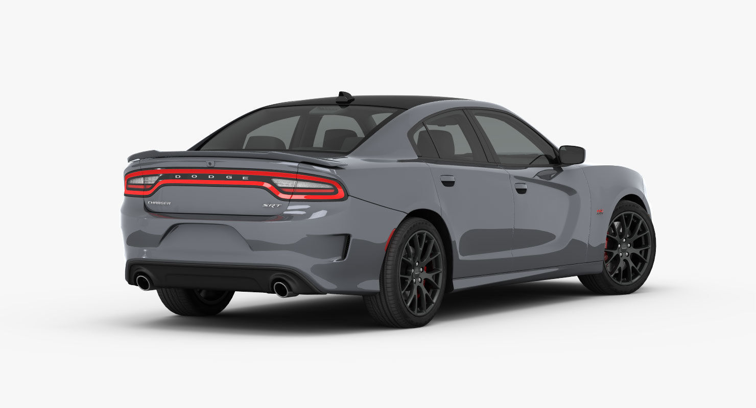 Dodge Charger SRT 392 2015 detailed interior 3D model_3