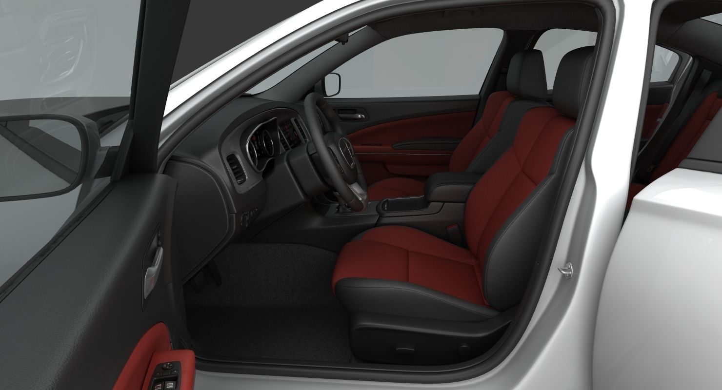 Dodge Charger SRT Hellcat 2015 detailed interior 3D model_18