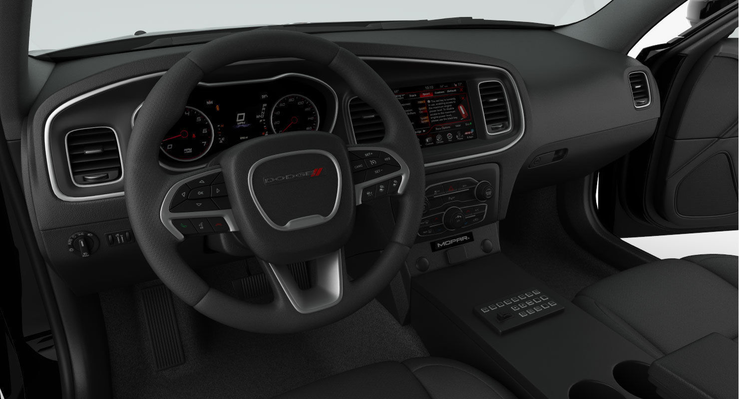 Dodge Charger Pursuit 2015 detailed interior 3D model_19