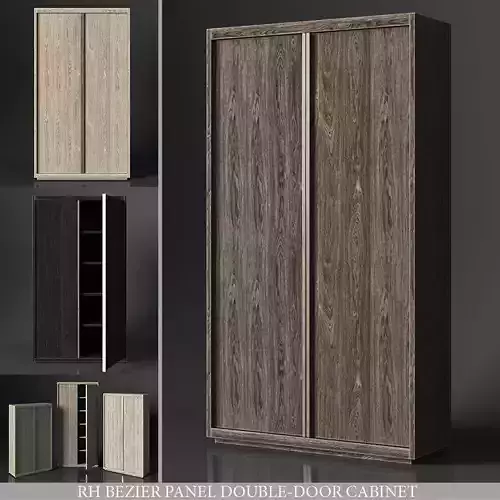 BEZIER PANEL DOUBLE-DOOR CABINET