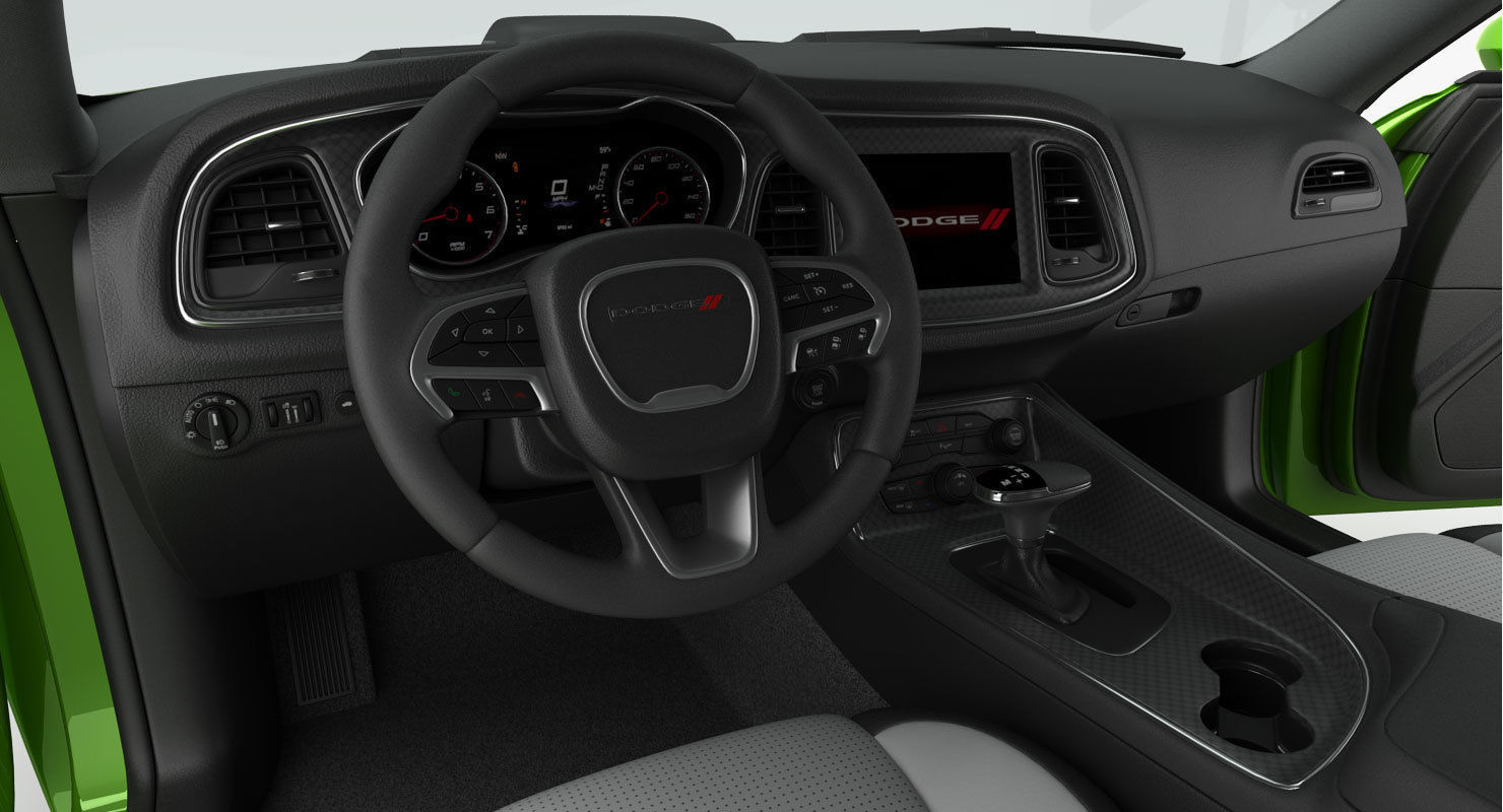 Dodge Challenger RT Shaker 2015 detailed interior 3D model_20