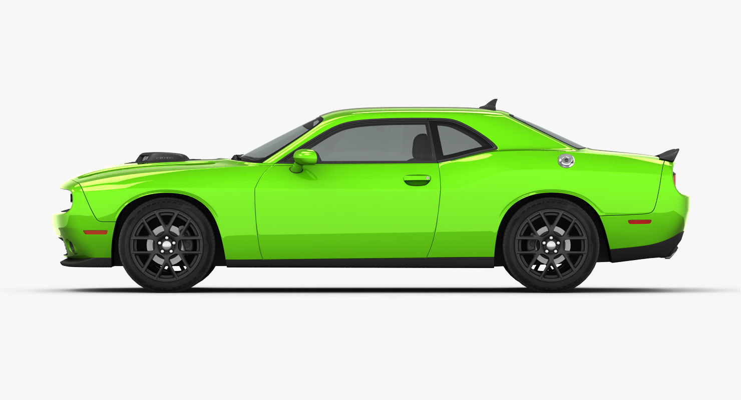 Dodge Challenger RT Shaker 2015 detailed interior 3D model_12
