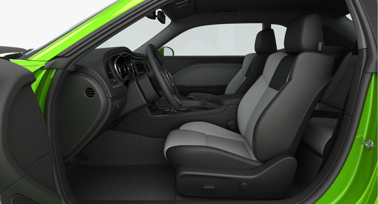 Dodge Challenger RT Shaker 2015 detailed interior 3D model_17
