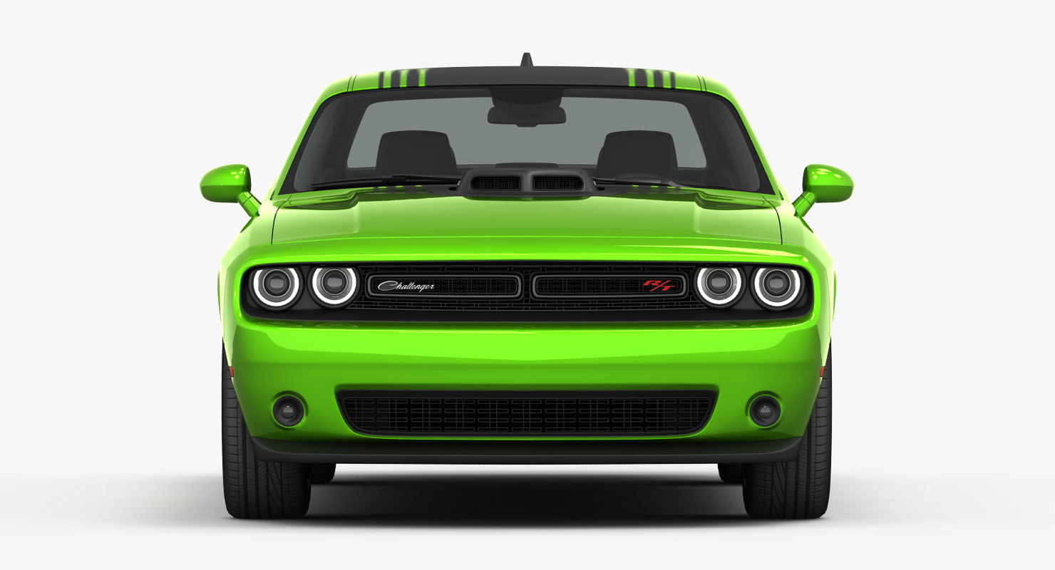 Dodge Challenger RT Shaker 2015 detailed interior 3D model_10