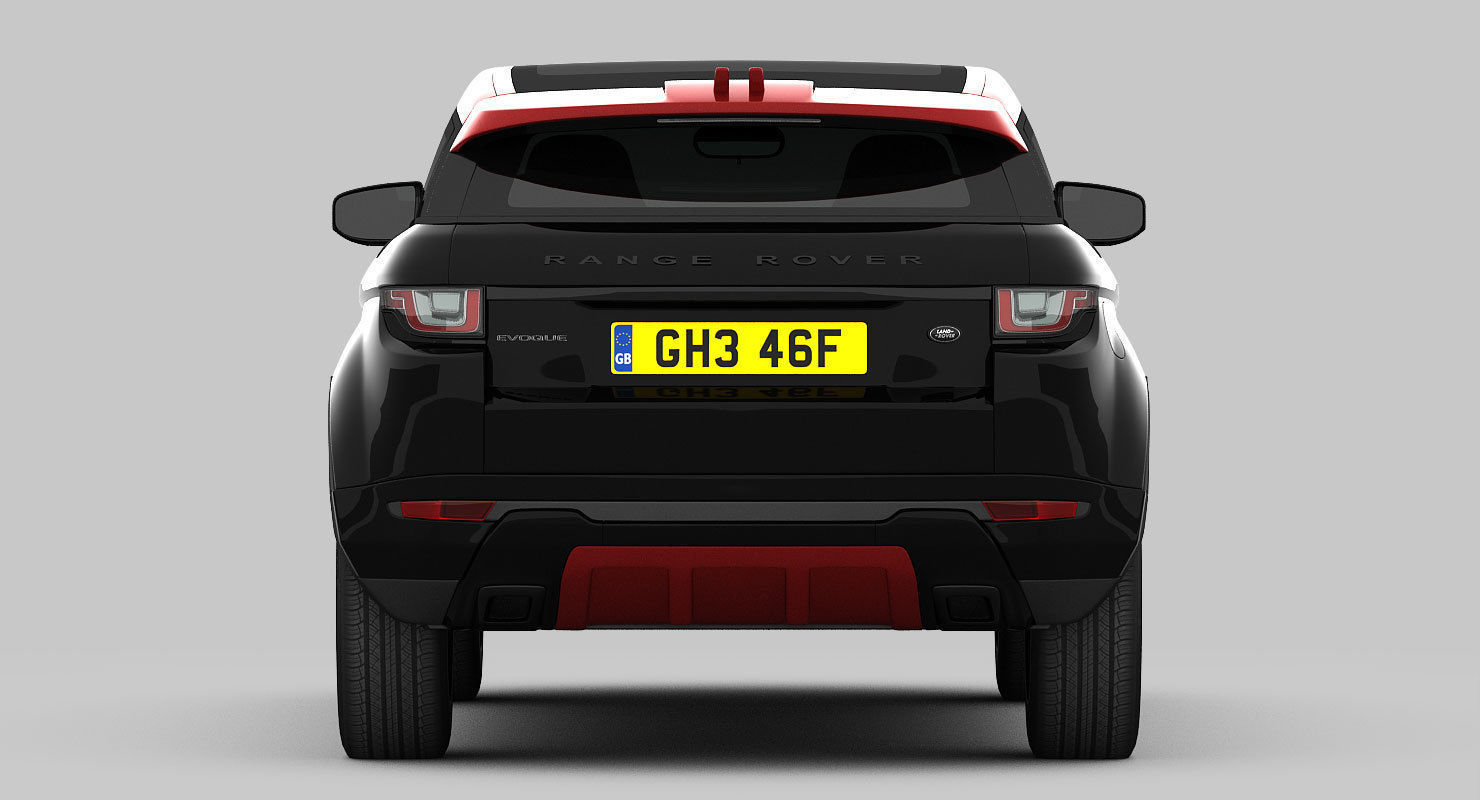 Range Rover Evoque Ember Edition 2017 3D model_7