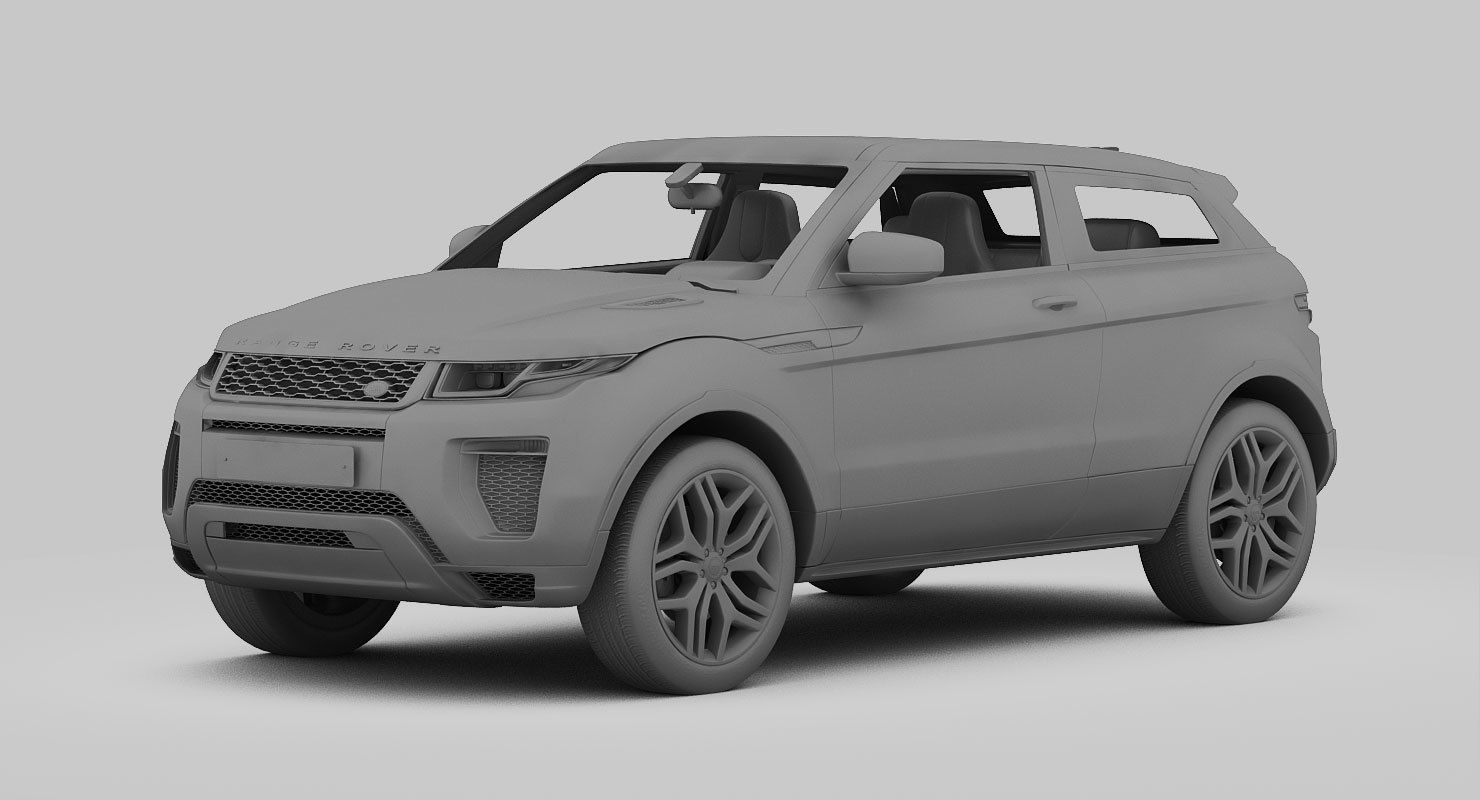 Range Rover Evoque Ember Edition 2017 3D model_17