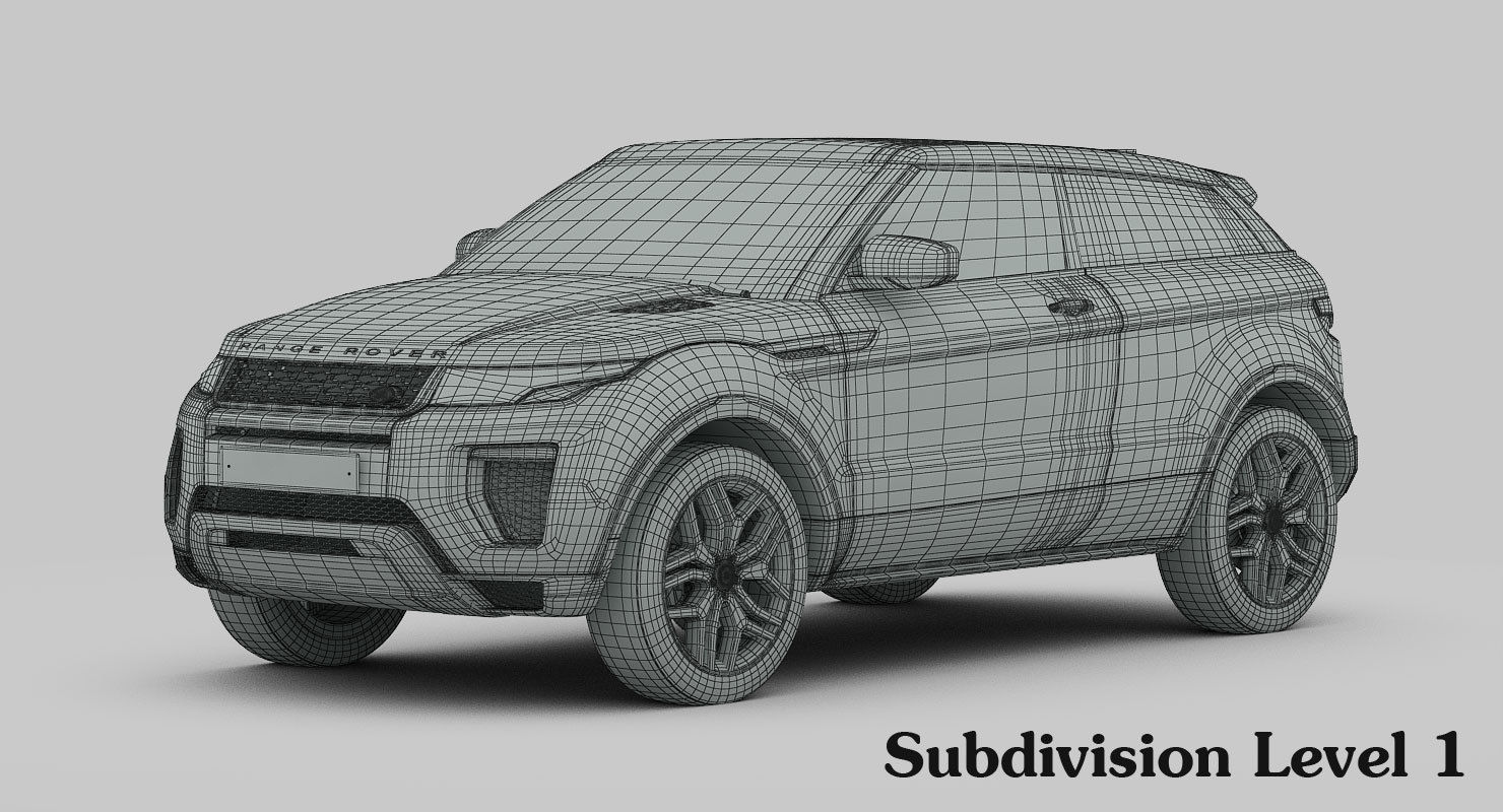 Range Rover Evoque Ember Edition 2017 3D model_14