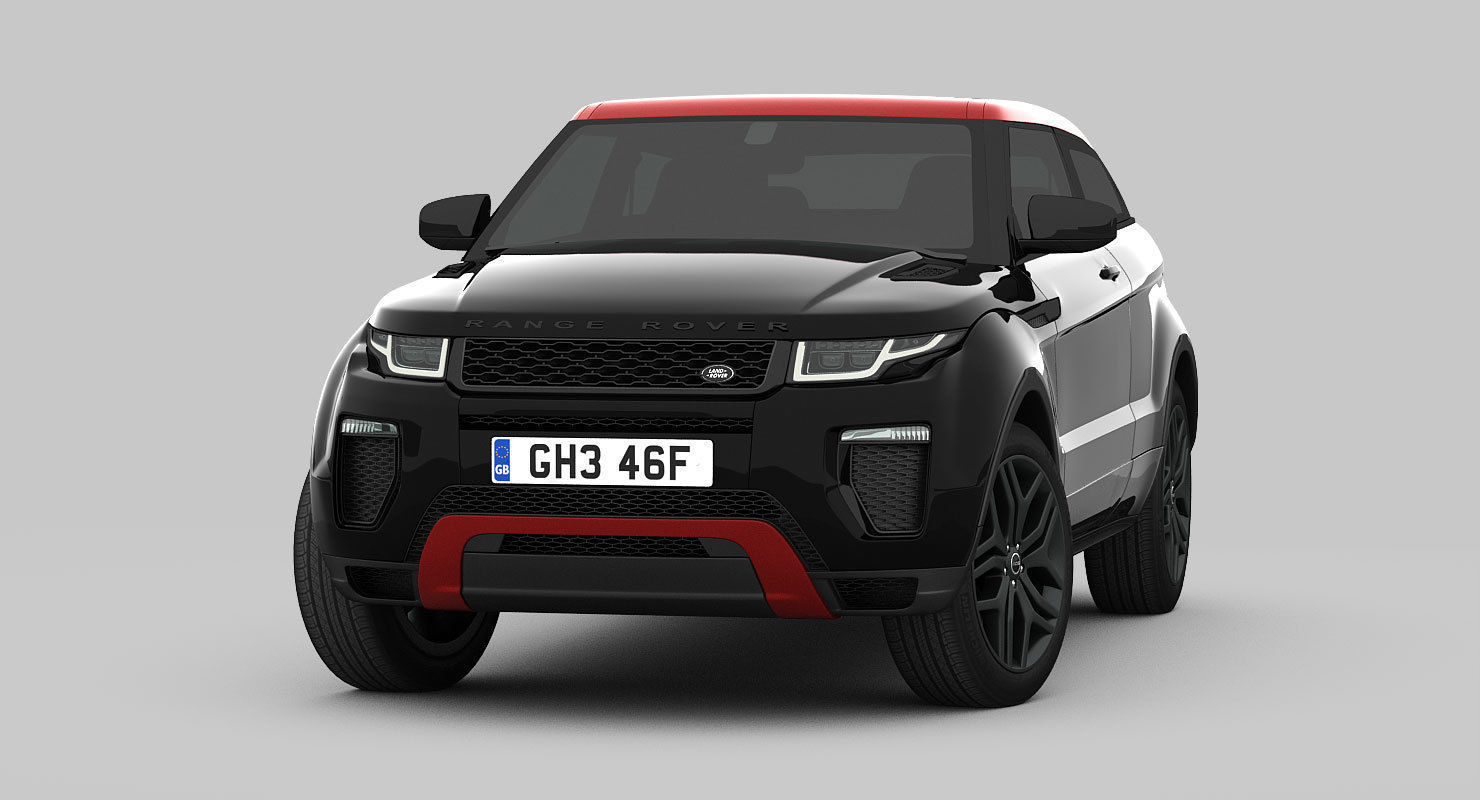Range Rover Evoque Ember Edition 2017 3D model_2