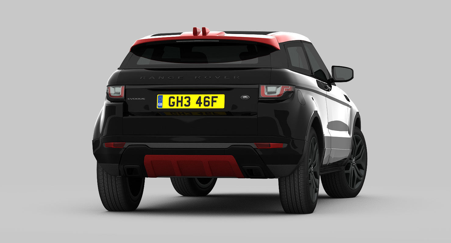 Range Rover Evoque Ember Edition 2017 3D model_4