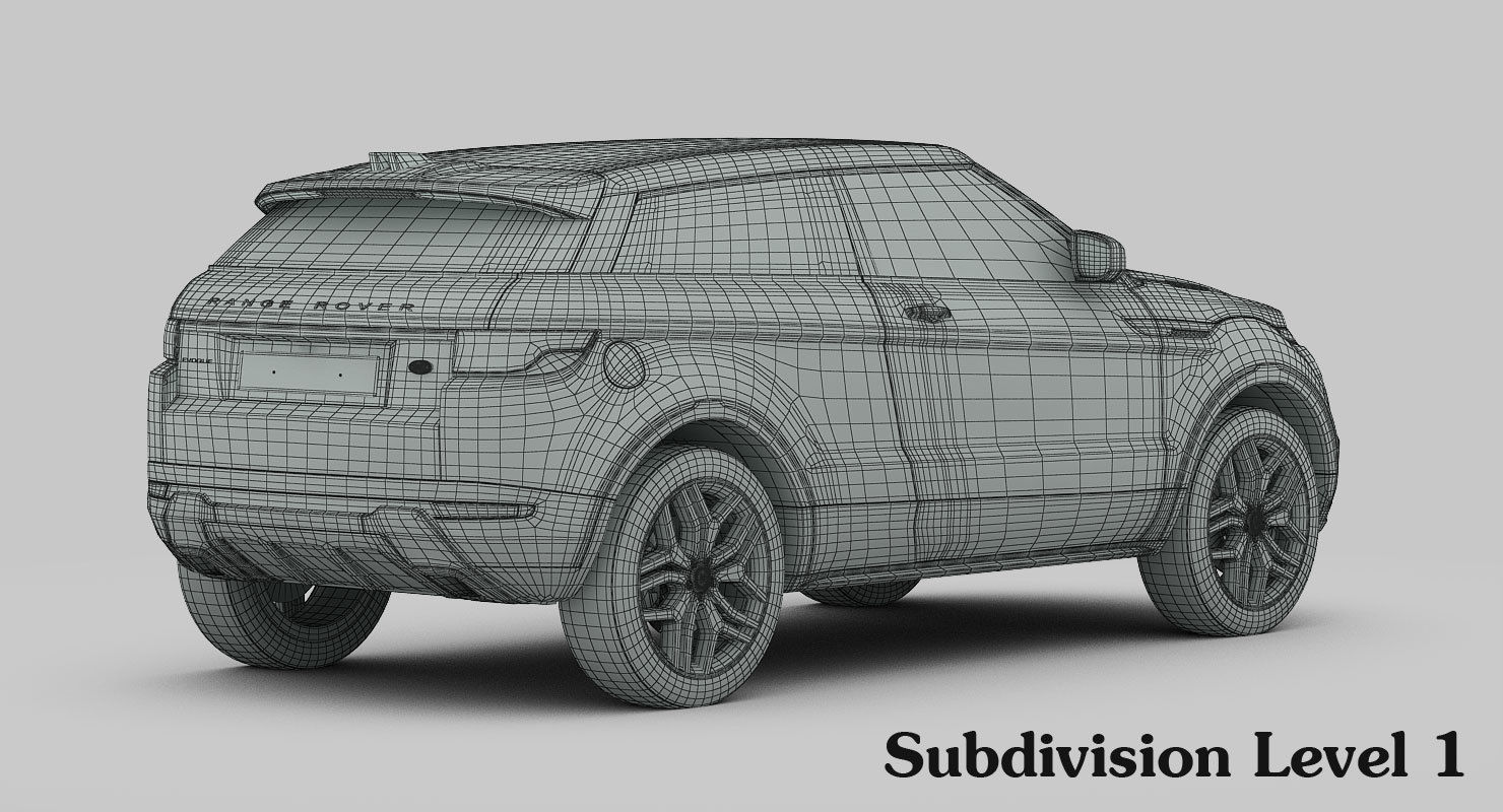 Range Rover Evoque Ember Edition 2017 3D model_16