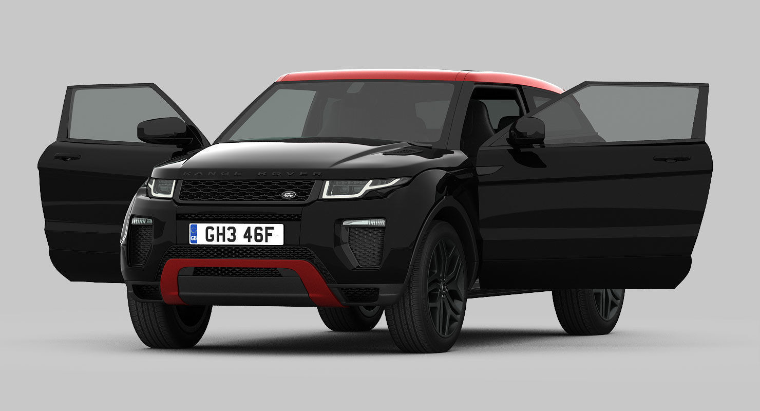 Range Rover Evoque Ember Edition 2017 3D model_9