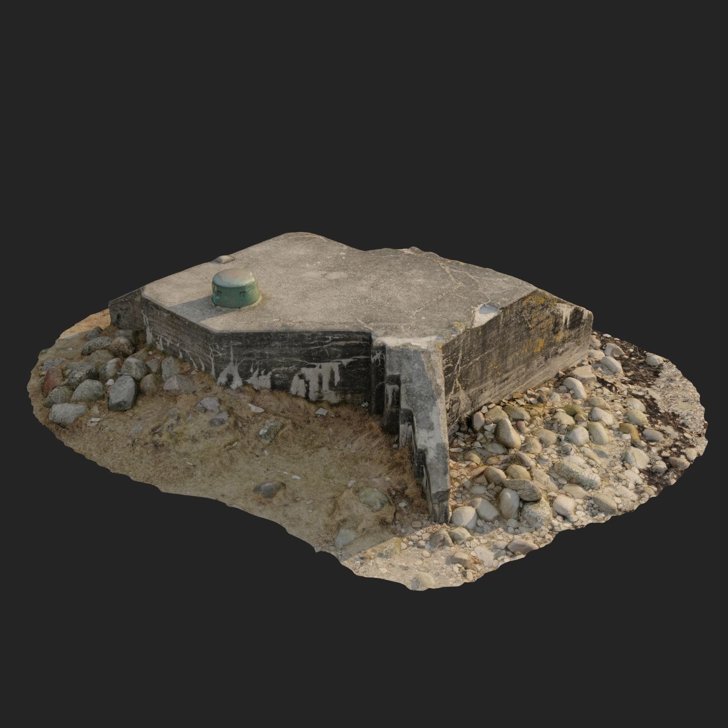 3d scanned Bunker A 3D model_3