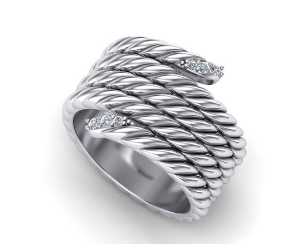 Rope ring Heavy weight 3D print model