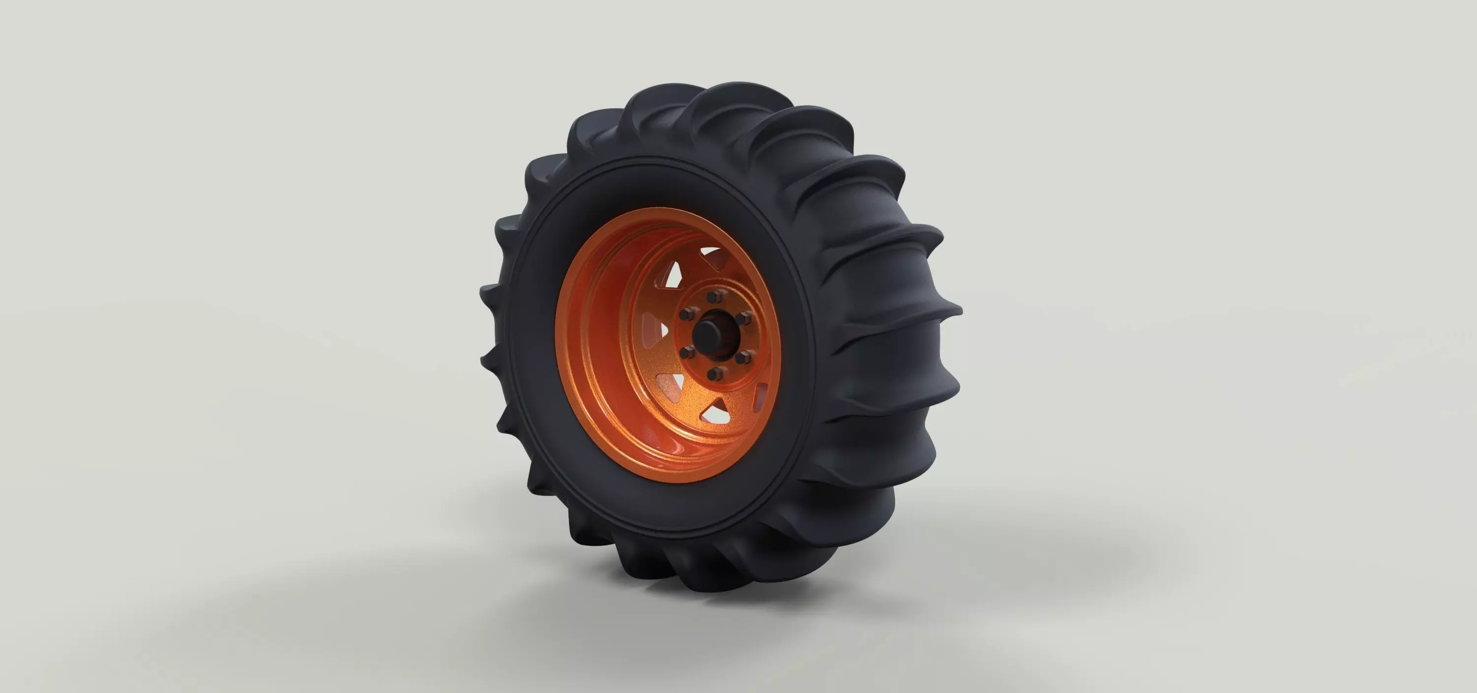 Rear wheel for Dune Buggy 3D model_0