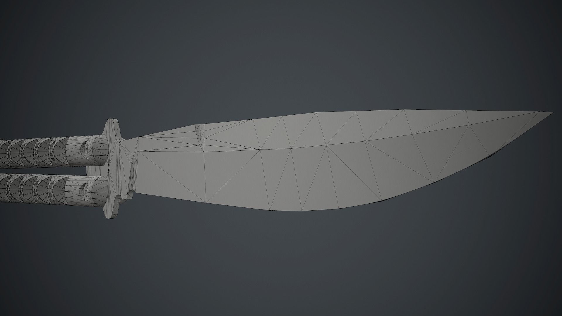 Balisong Knife PBR Game Ready Low-poly 3D model_21