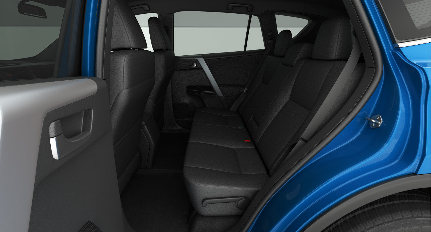Toyota RAV4 Hybrid 2017 detailed interior 3D model_16