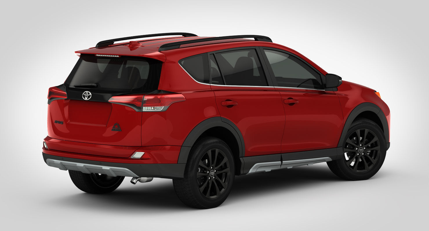Toyota RAV4 Adventure 2018 detailed interior 3D model_3