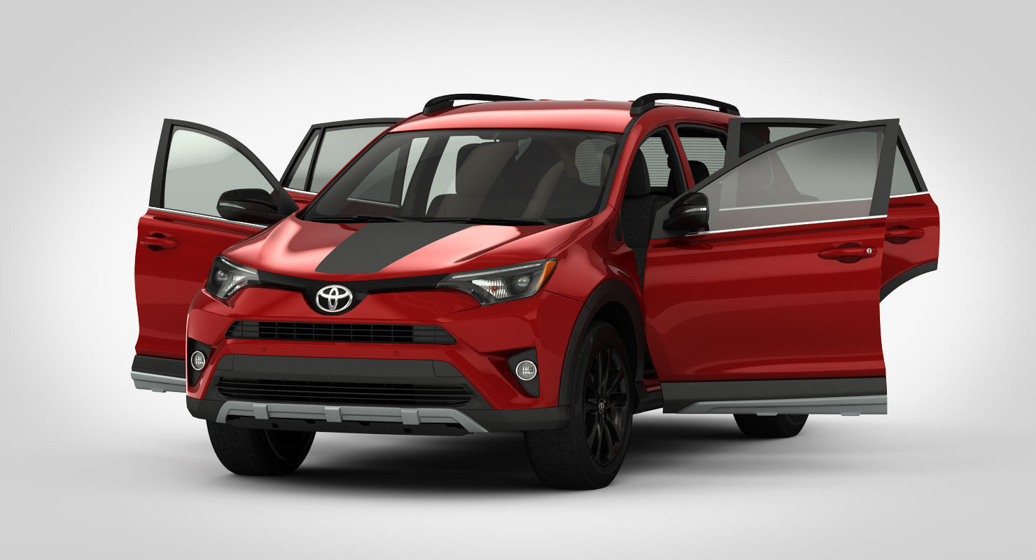 Toyota RAV4 Adventure 2018 detailed interior 3D model_13