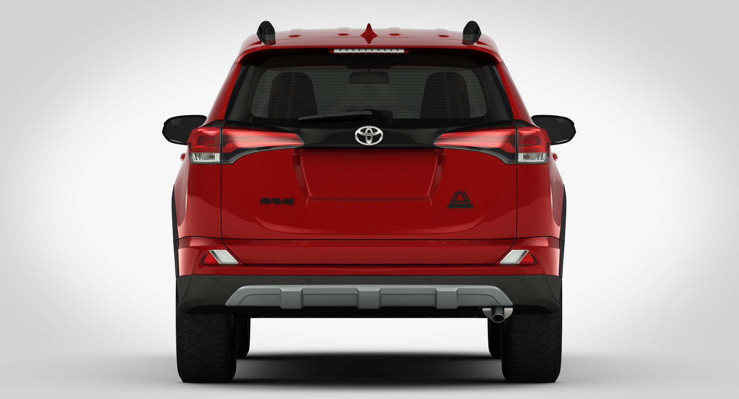 Toyota RAV4 Adventure 2018 detailed interior 3D model_11