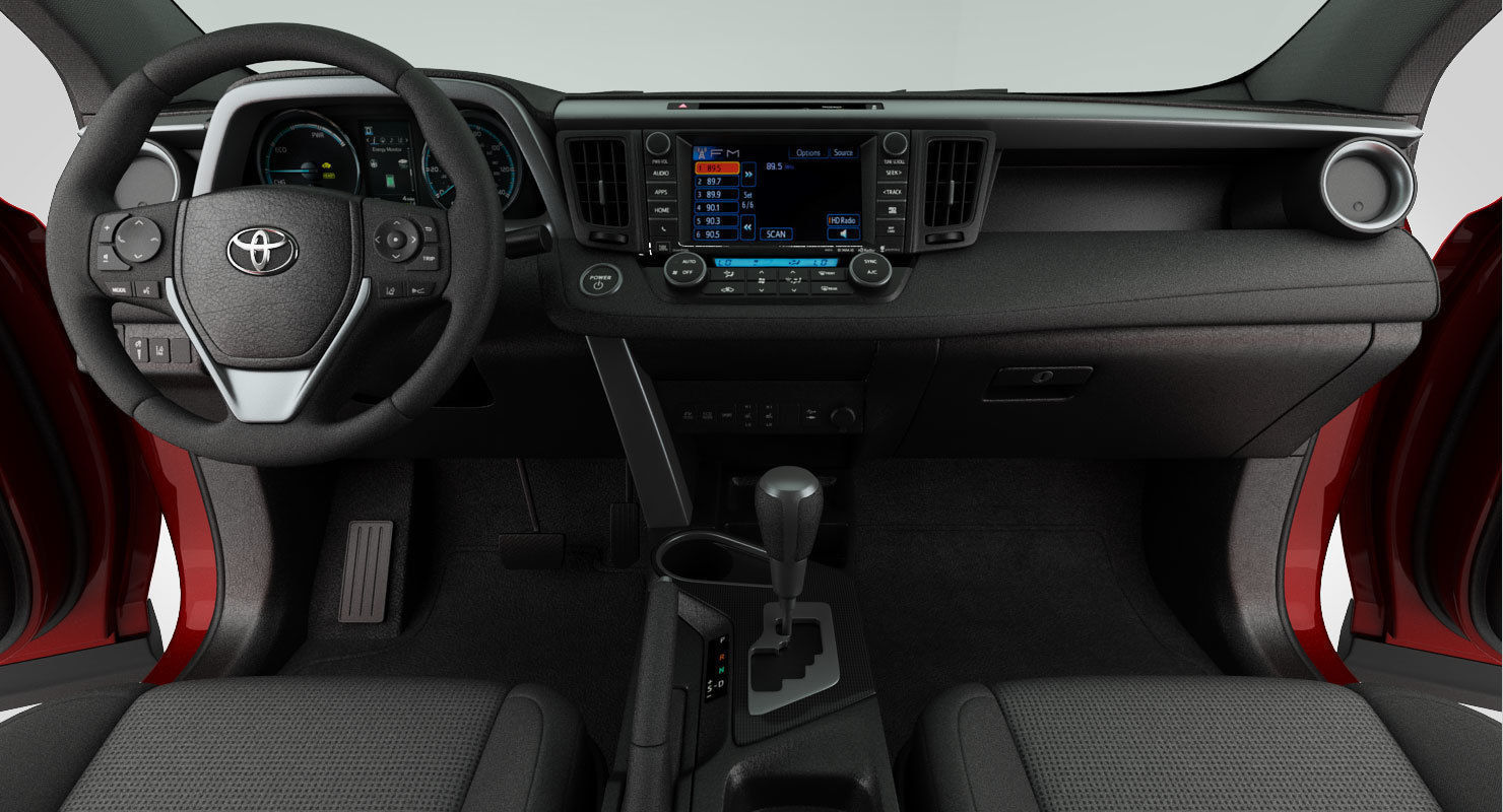 Toyota RAV4 Adventure 2018 detailed interior 3D model_17