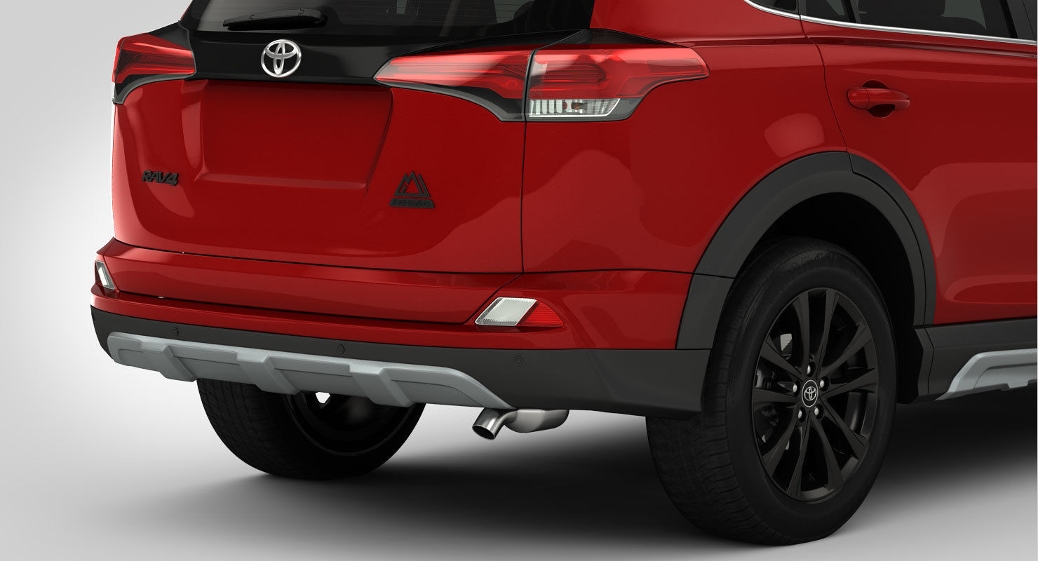 Toyota RAV4 Adventure 2018 detailed interior 3D model_4
