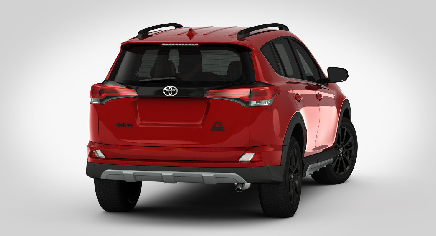 Toyota RAV4 Adventure 2018 detailed interior 3D model_7