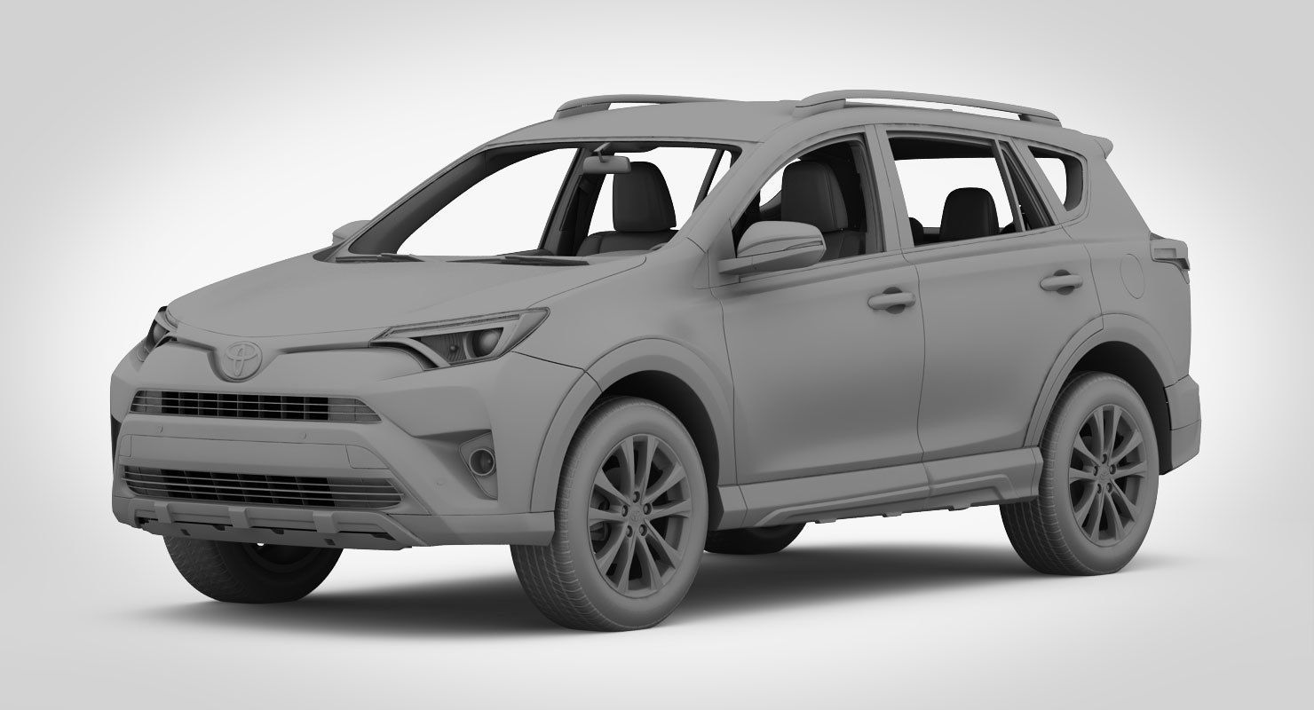 Toyota RAV4 Adventure 2018 detailed interior 3D model_25