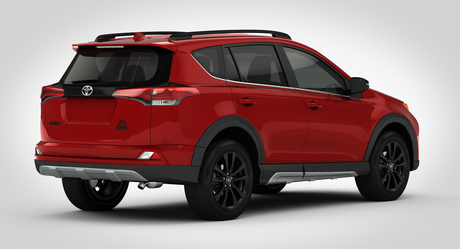 Toyota RAV4 Adventure 2018 detailed interior 3D model_1