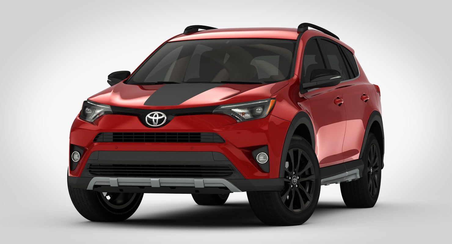 Toyota RAV4 Adventure 2018 detailed interior 3D model_2