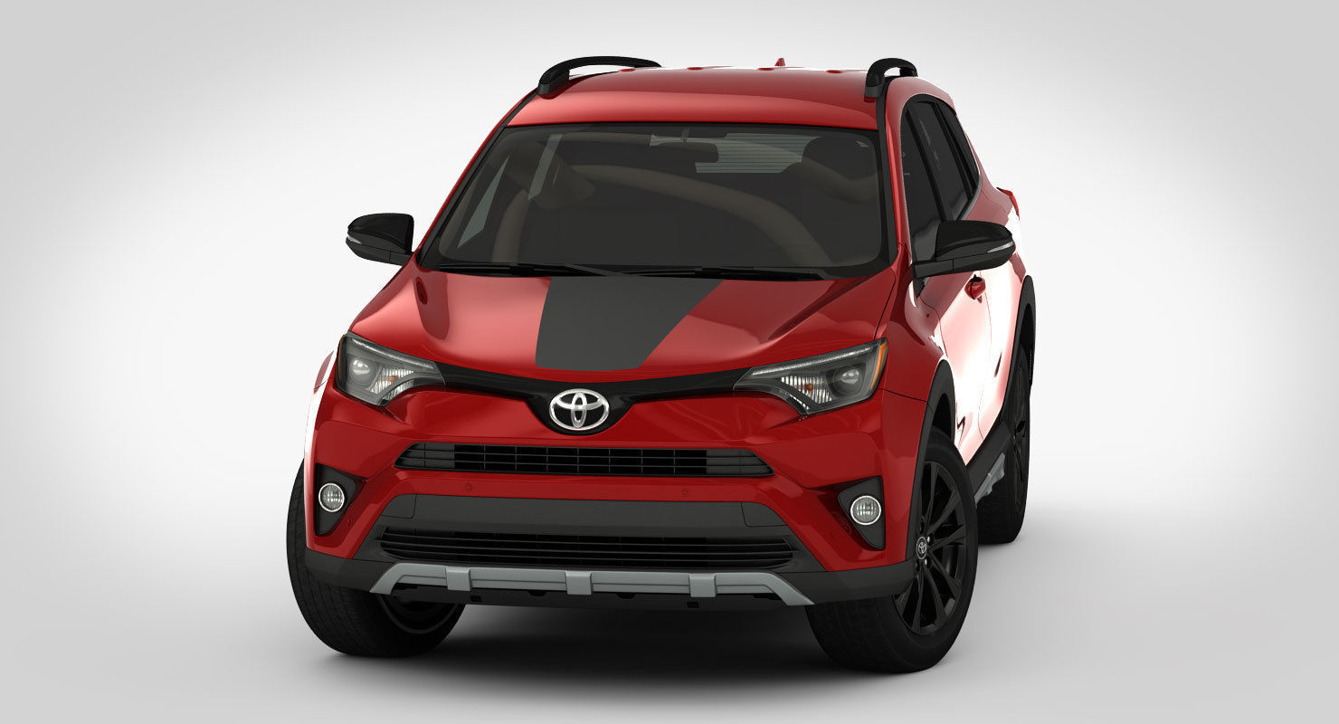 Toyota RAV4 Adventure 2018 detailed interior 3D model_8