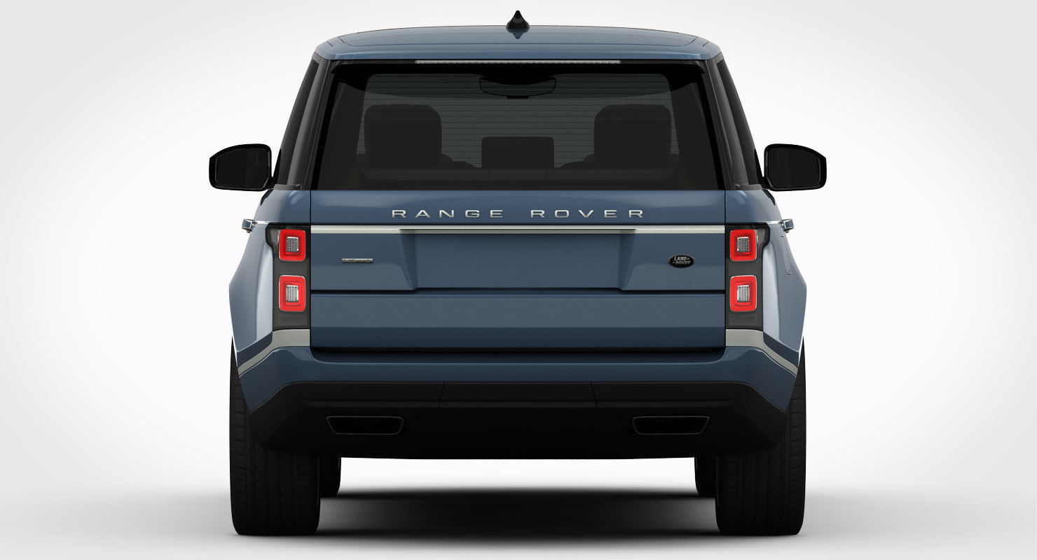 Range Rover Autobiography 2018 detailed interior 3D model_7