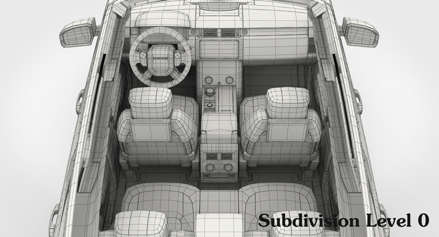 Range Rover Autobiography 2018 detailed interior 3D model_21