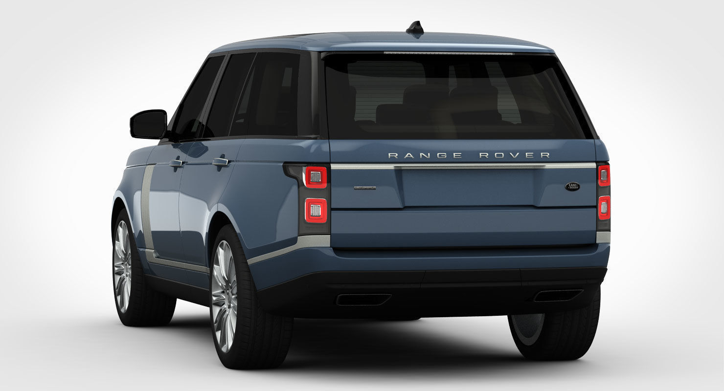 Range Rover Autobiography 2018 detailed interior 3D model_5
