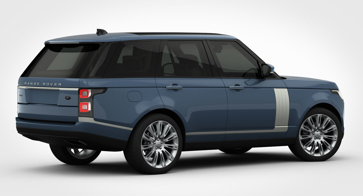 Range Rover Autobiography 2018 detailed interior 3D model_3