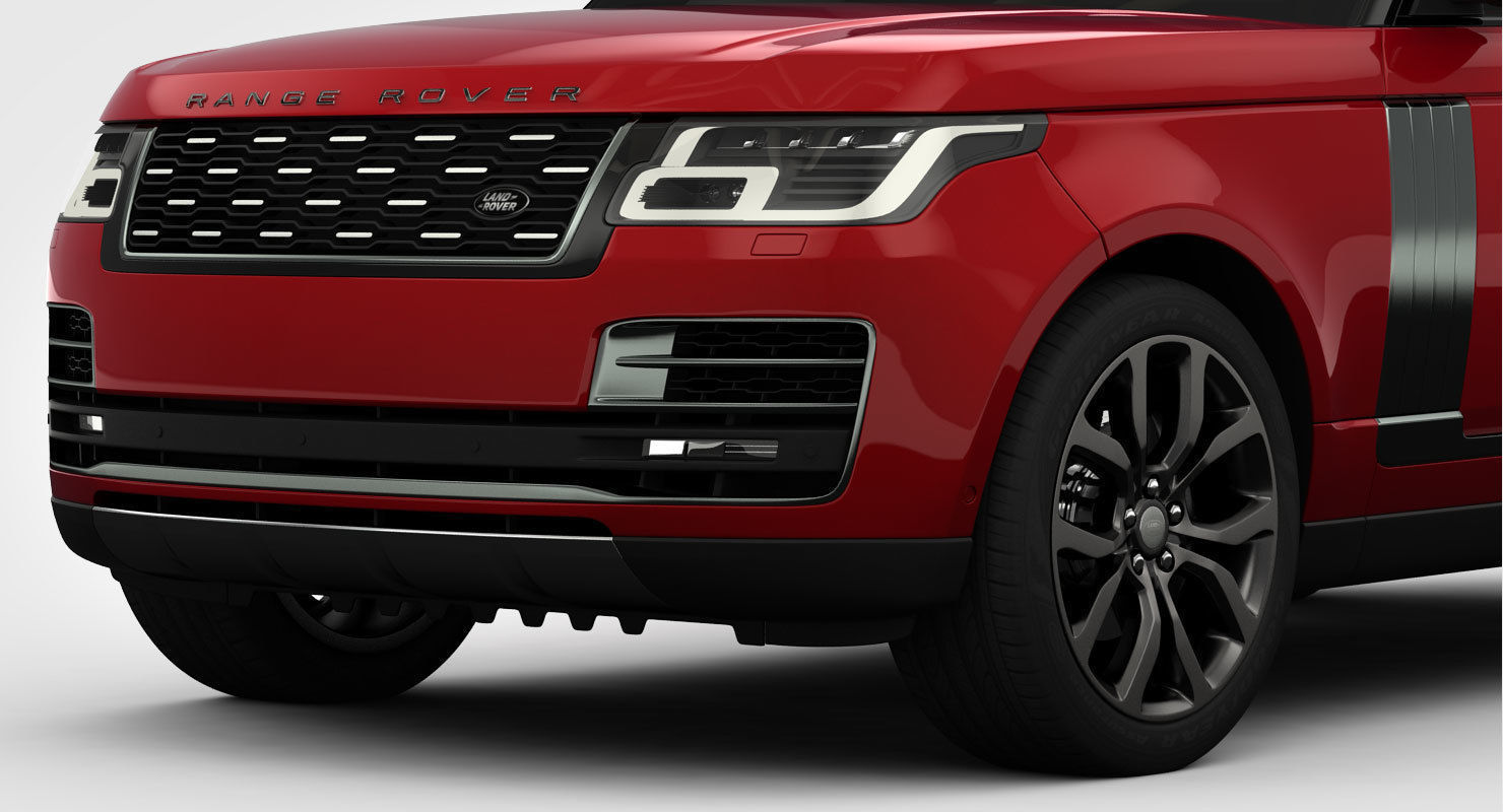 Range Rover SVAutobiography Dynamic 2018 detailed interior 3D model_9