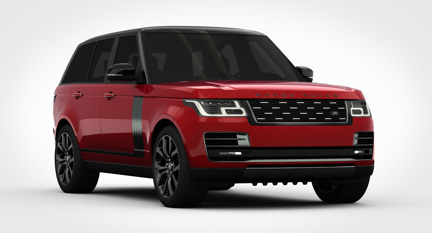 Range Rover SVAutobiography Dynamic 2018 detailed interior 3D model_5
