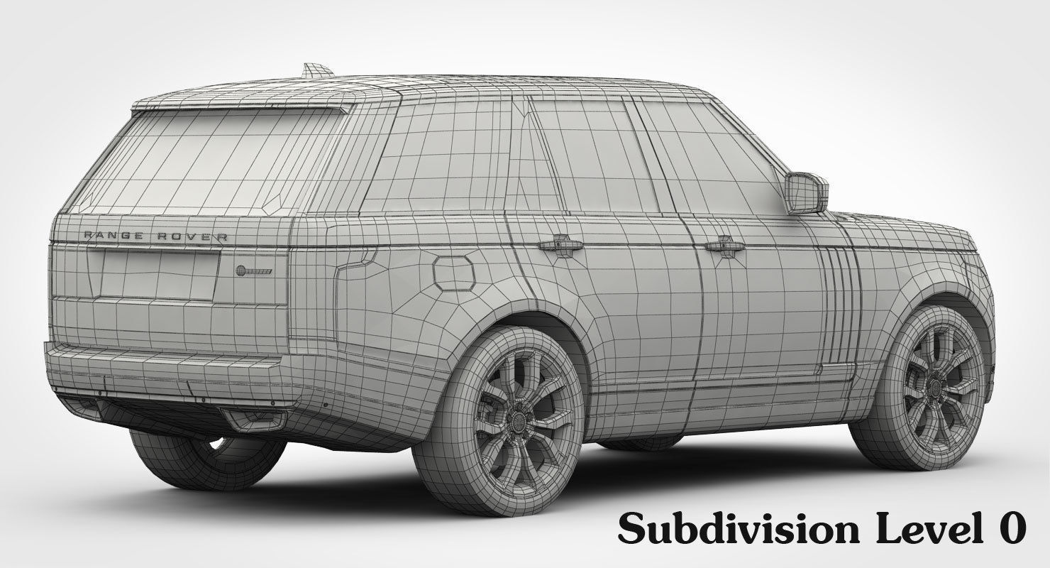 Range Rover SVAutobiography Dynamic 2018 detailed interior 3D model_19