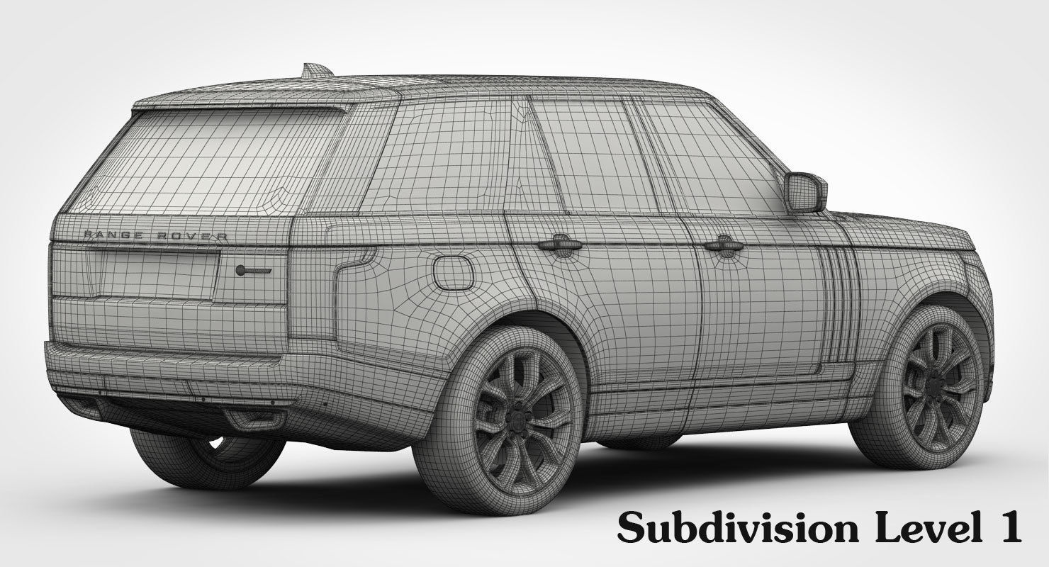 Range Rover SVAutobiography Dynamic 2018 detailed interior 3D model_20