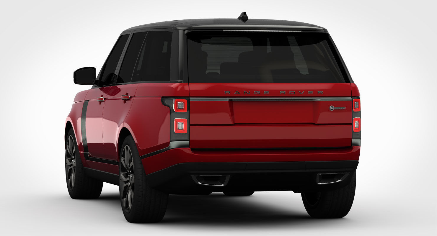 Range Rover SVAutobiography Dynamic 2018 detailed interior 3D model_4