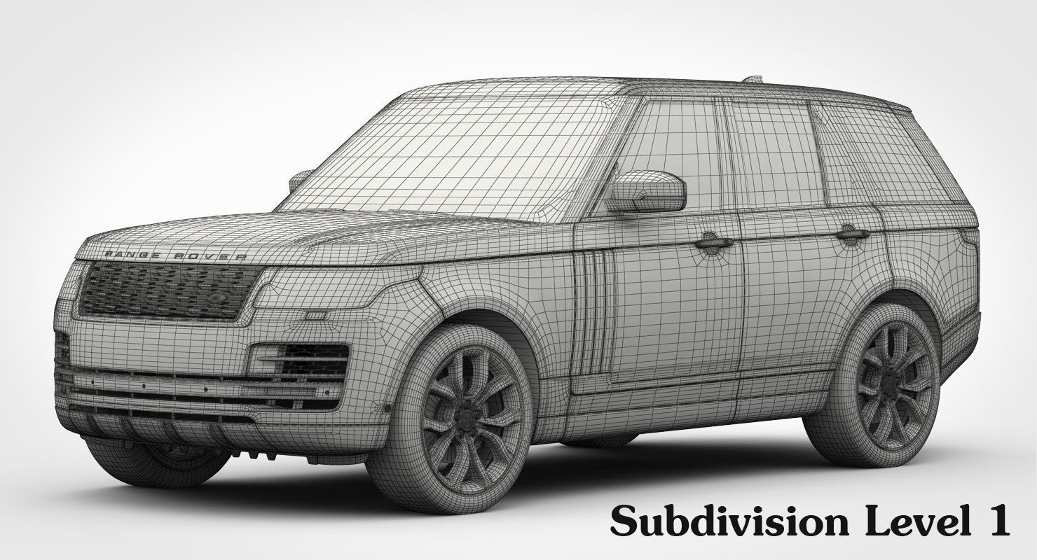 Range Rover SVAutobiography Dynamic 2018 detailed interior 3D model_18