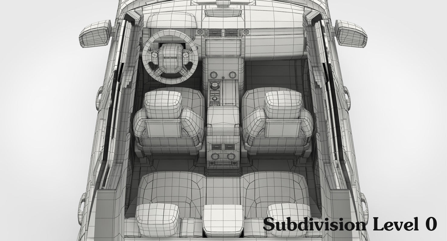 Range Rover SVAutobiography Dynamic 2018 detailed interior 3D model_21