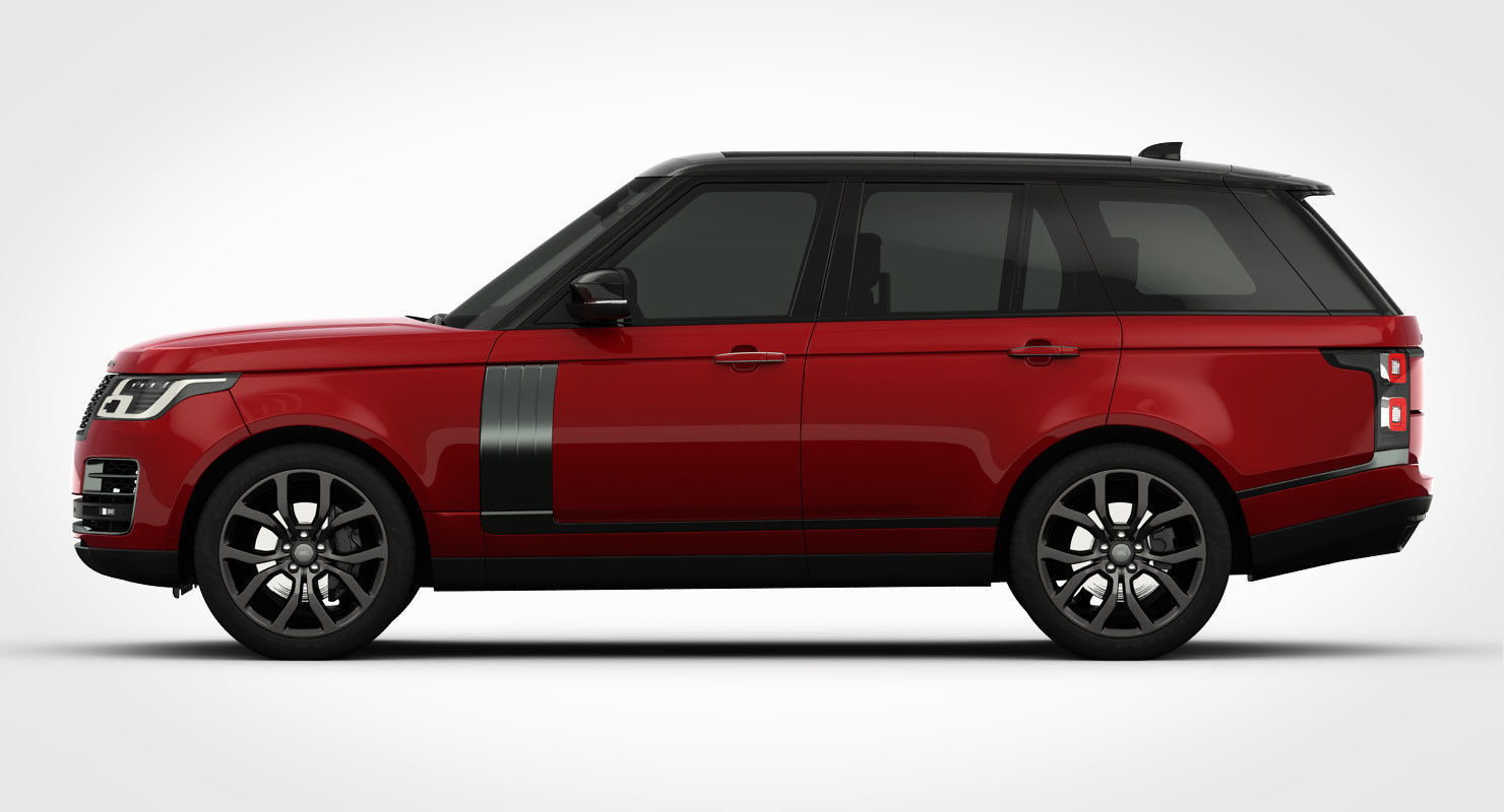 Range Rover SVAutobiography Dynamic 2018 detailed interior 3D model_8