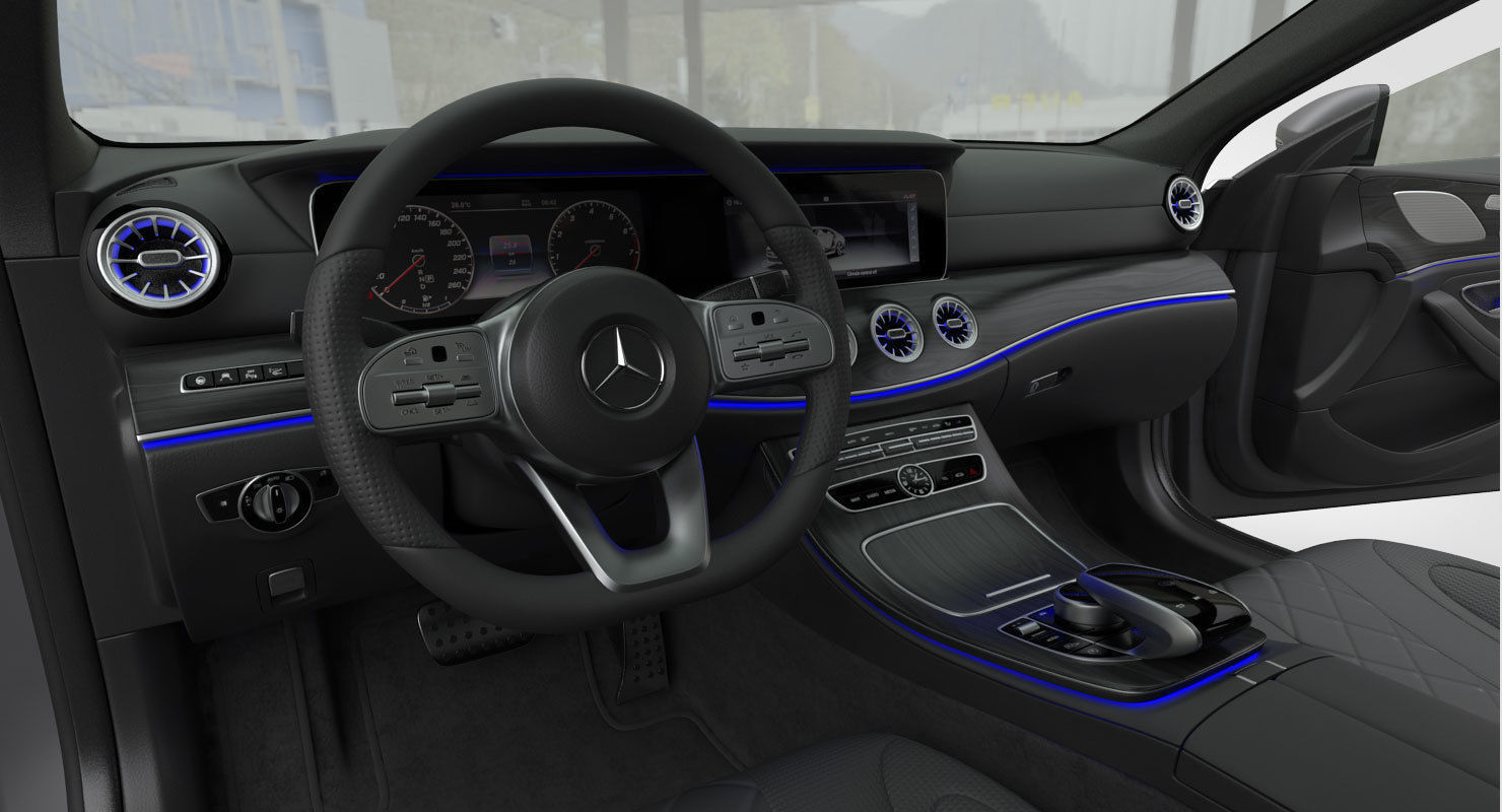Mercedes-Benz CLS AMG Line 2019 detailed interior 3D model_19