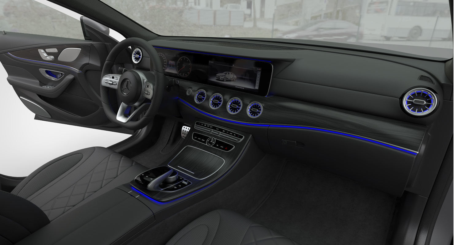 Mercedes-Benz CLS AMG Line 2019 detailed interior 3D model_18
