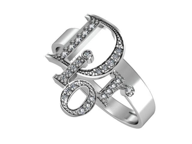Ring Dior  3D print model