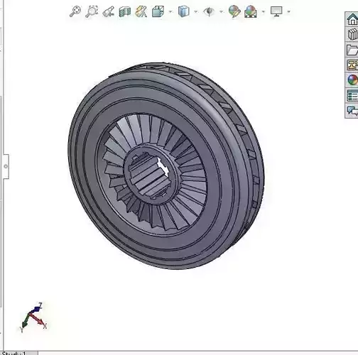 Simple Compressor Wheel